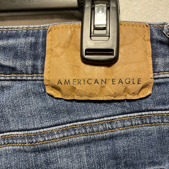 American Eagle 30x34 Men's Next Level Flex Original Straight Jeans - Picture 8 of 16